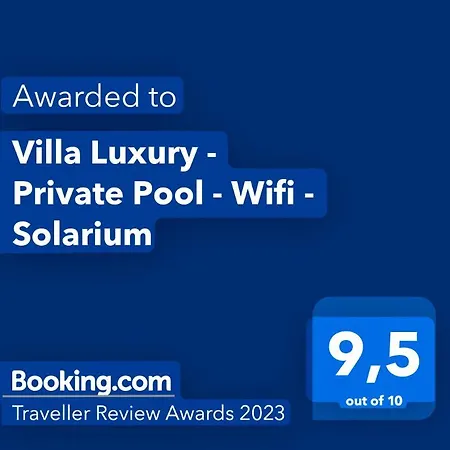 Luxury - Private Pool - Wifi - Solarium Villa Alicante